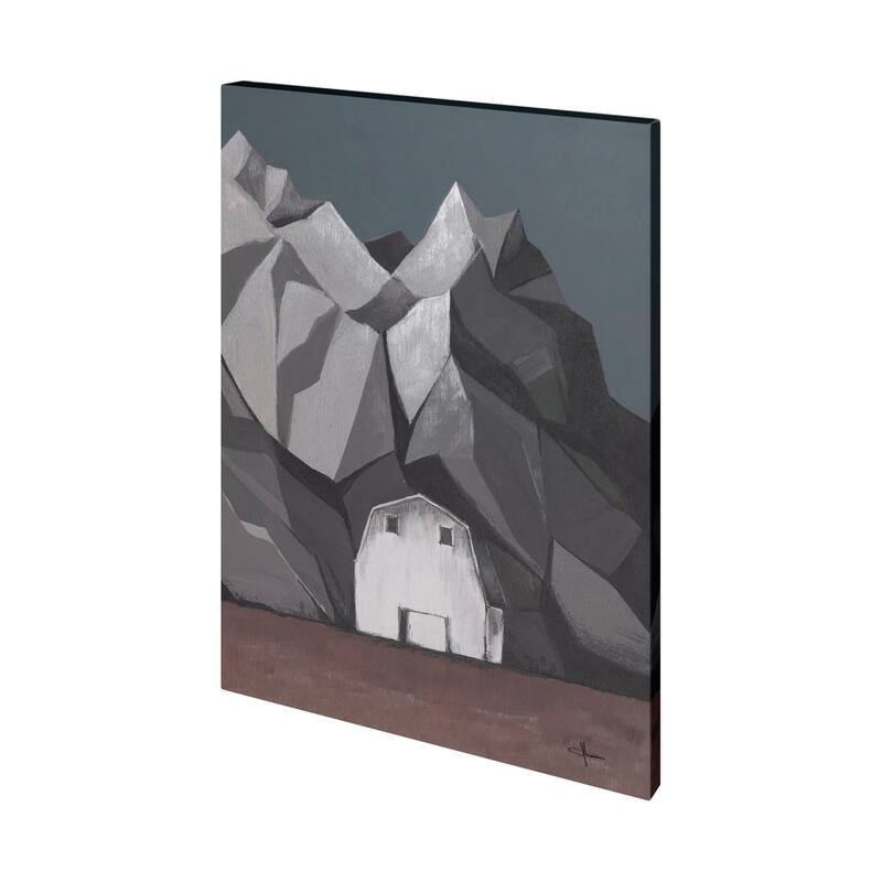 Flatten Barn II (27 x 36) Canvas Art Print - Small