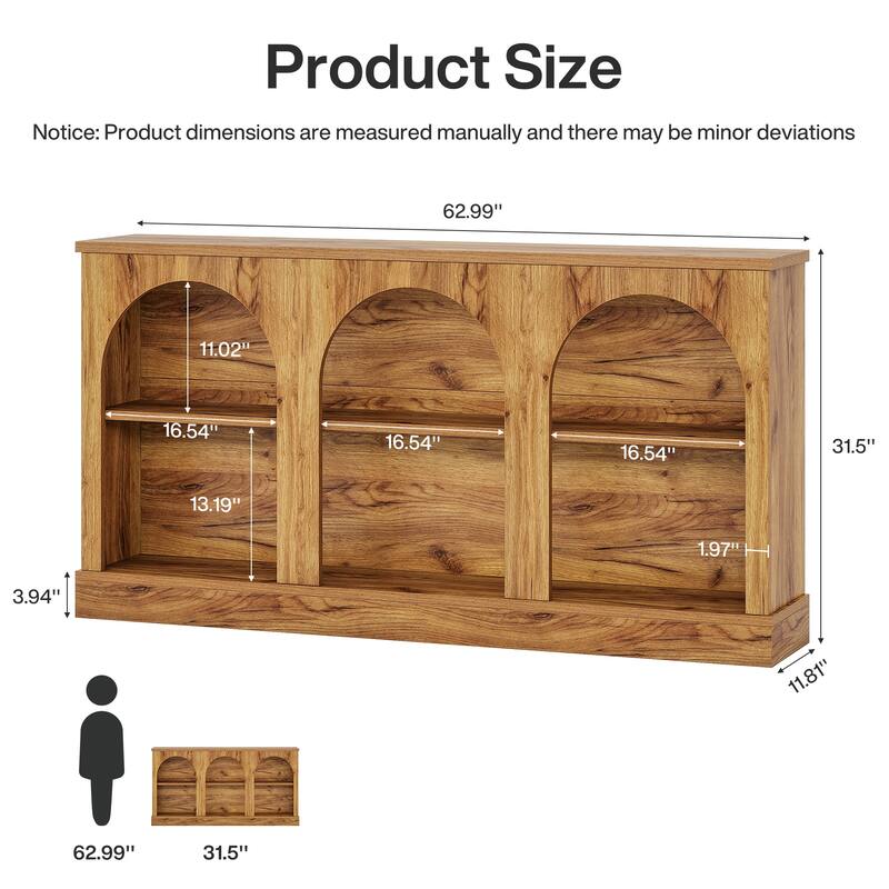 TV Stand for 55/60/65 Inch TV, Farmhouse Country Entertainment Center