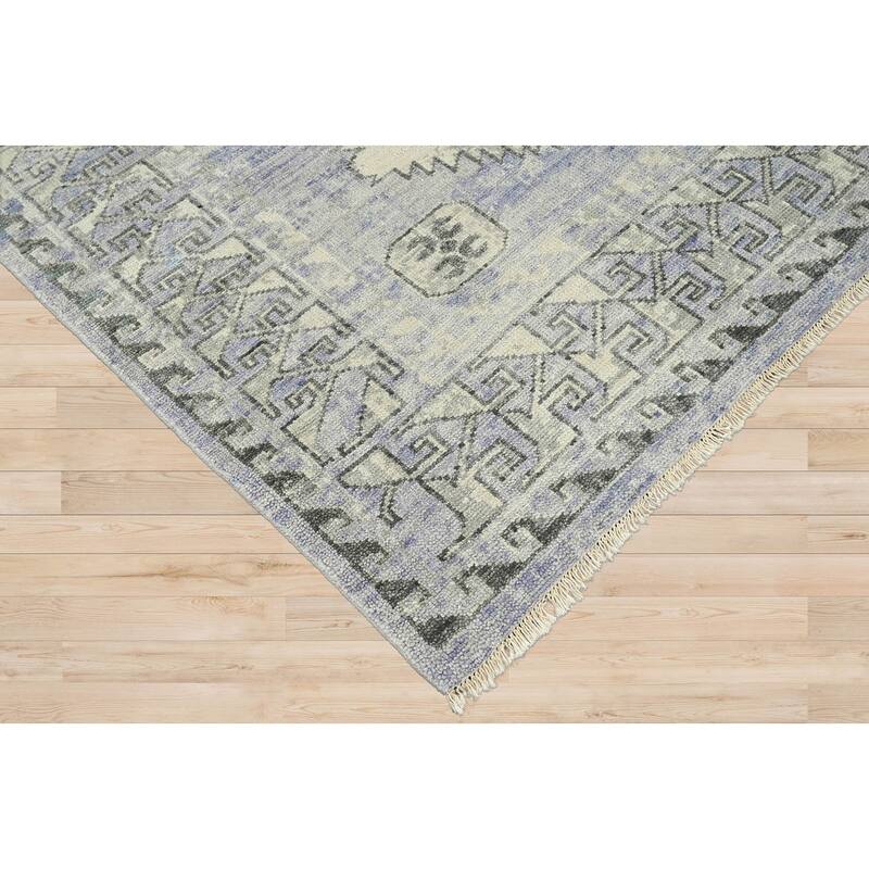 Hand Knotted Turkish Oushak GrayWool Traditional Oriental Area Rug