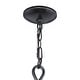 preview thumbnail 7 of 7, Vine Black Rustic Mini Pendant Ceiling Light - 7.5-in W x 22-in H x 7.5-in D
