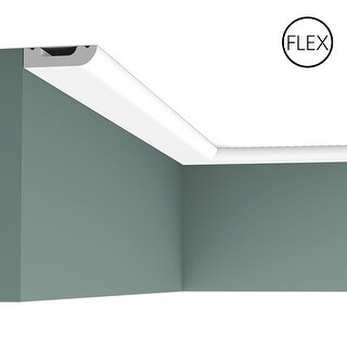 Orac Decor High Impact Flexible Polyurethane Baseboard Moulding Primed ...
