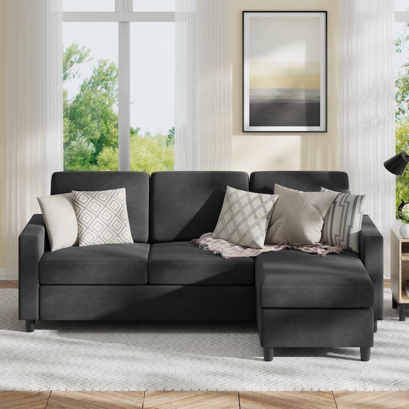 Futzca Modern Convertible Sectional Sofa L-Shaped Couch