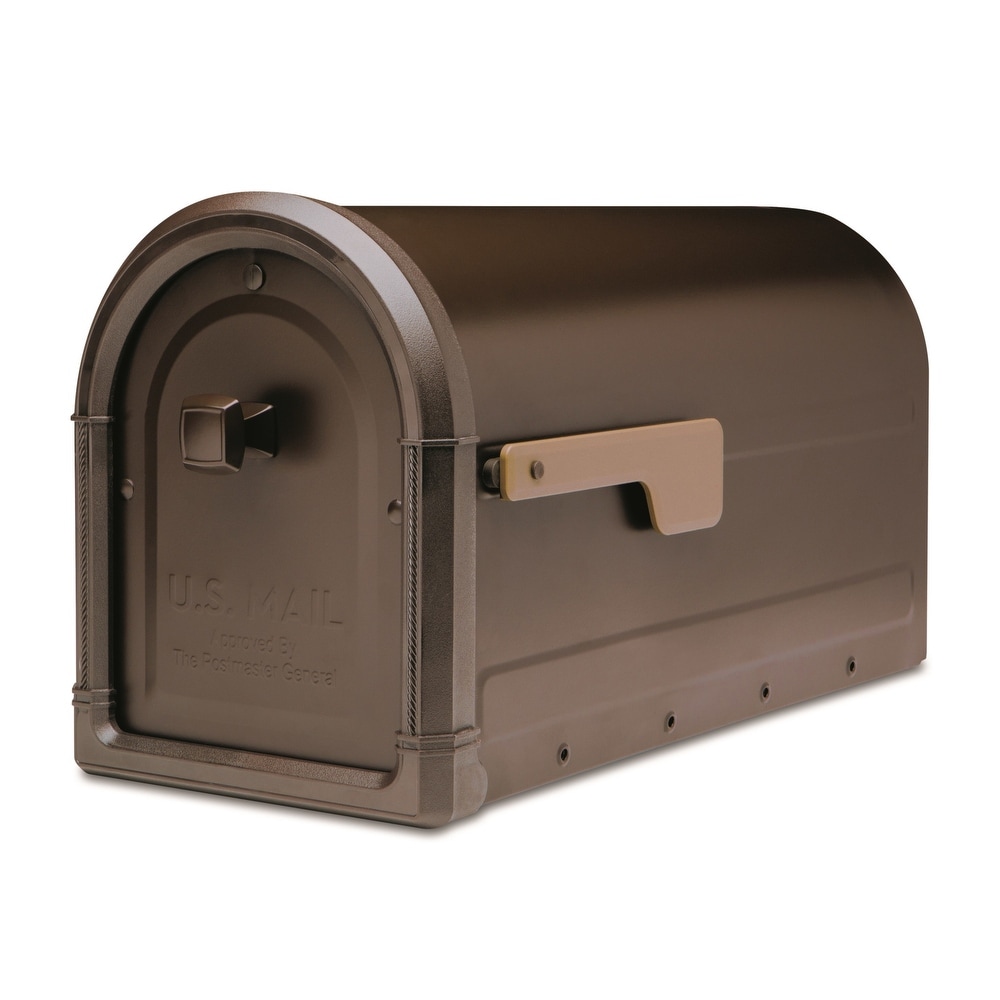 2 Keys and Bolts Bronze ALEKO USMB-05BZ Elegant Wall Mounted Mail Box with Retrieval Door 
