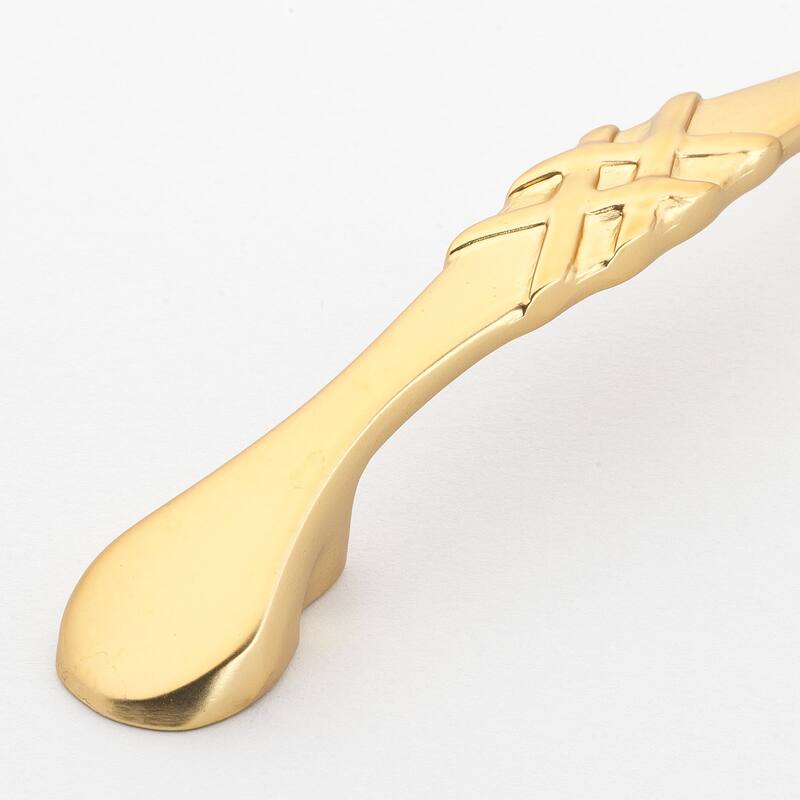 GlideRite 25-Pack 3 in. Center Gold Braided Cabinet Pulls - Brass Gold
