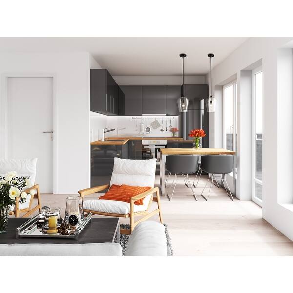 Joliet 1 Light Pendant Matte Black Bed Bath & Beyond 39130163