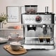 preview thumbnail 1 of 6, 20 BAR Semi-Automatic Espresso Machine with Built-in Grinder Milk Steamer Silver