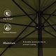 preview thumbnail 24 of 143, North Bend 9-foot Round Auto-tilt, Bronze Finish, Sunbrella Patio Umbrella by Havenside Home