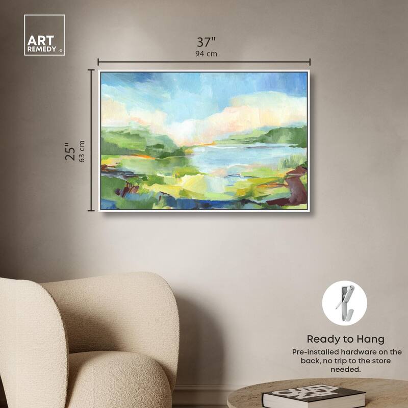 Walk on a Sunny Day Canvas by Art Remedy