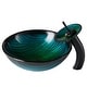 preview thumbnail 17 of 22, Kraus Glass Vessel Sink, Bathroom Faucet, Pop Up Drain, Mounting Ring Oil Rubbed Bronze