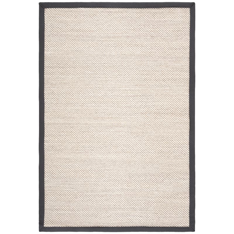 SAFAVIEH Natural Fiber Lorine Casual Border Sisal Rug