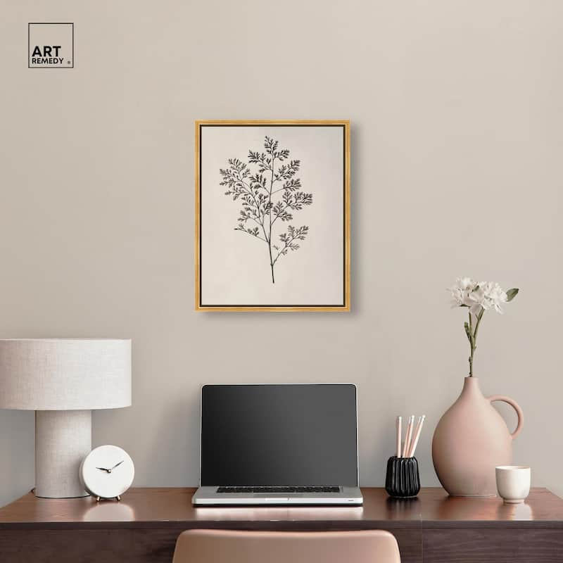 Aniseed Anatomy II Canvas Delicate Floral by Art Remedy