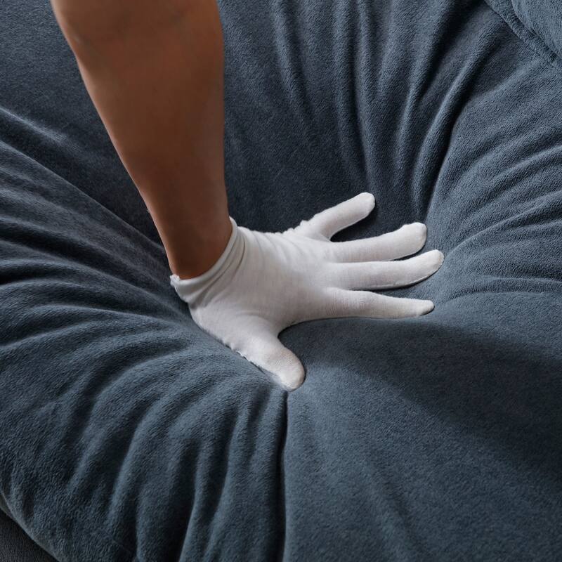 Oversize Modern Deep Seat Modular Cloud Sectional Couch with L-Shape Chaise