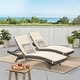 preview thumbnail 2 of 54, Salem Outdoor Wicker Lounge with Water Resistant Cushion (Set of 2) by Christopher Knight Home