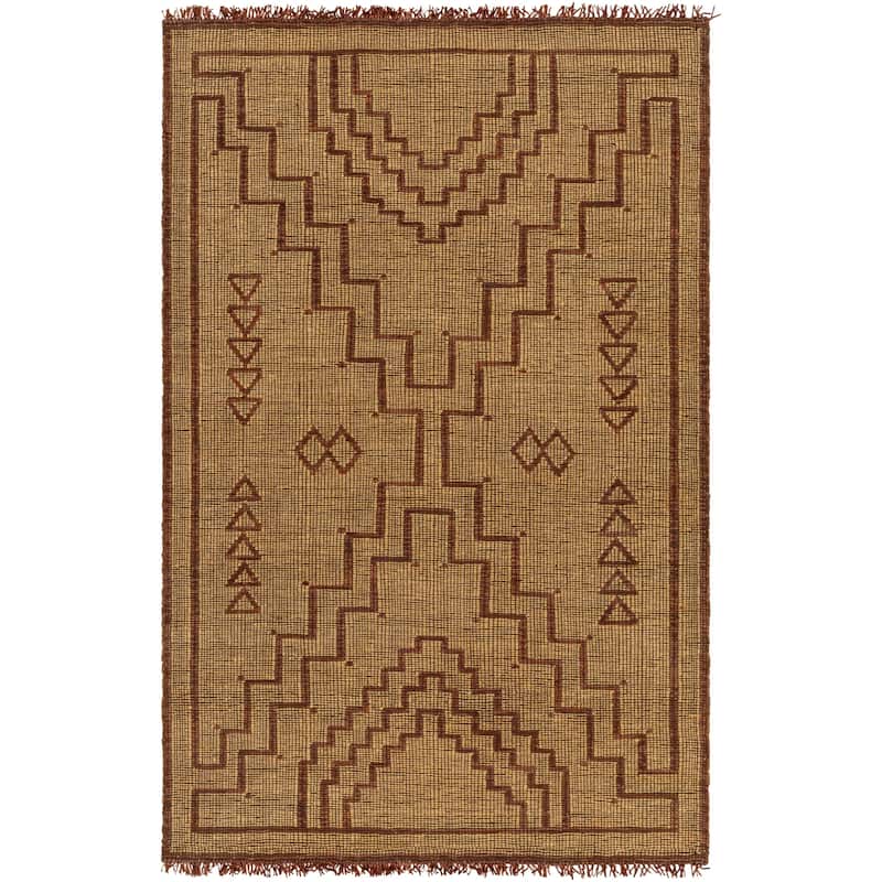 Aedan Global Area Rug - Brown - 2' x 3'