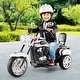 preview thumbnail 26 of 37, 6V Powered Toddler 3-Wheel Motorbike Ride On Toy with Horn and Headlight - 36" x 19" x 25" (L x W x H)
