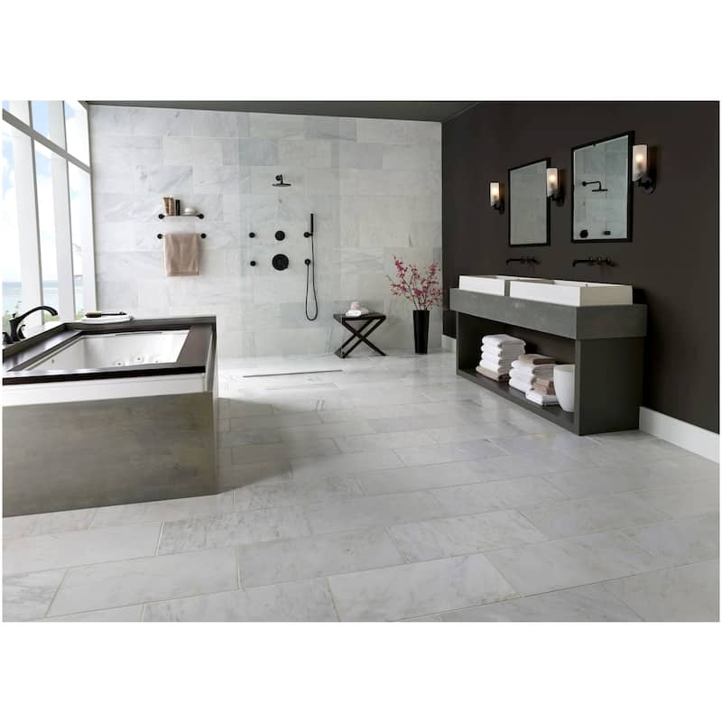 Ackland AKM-S-6X12TLP-CA 6" x 12" Marble Solid Floor and Wall Tile -