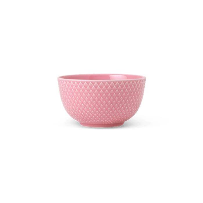 Lyngby Porcelæn Rhombe Color Bowl, Ø: 4.3" - Pink