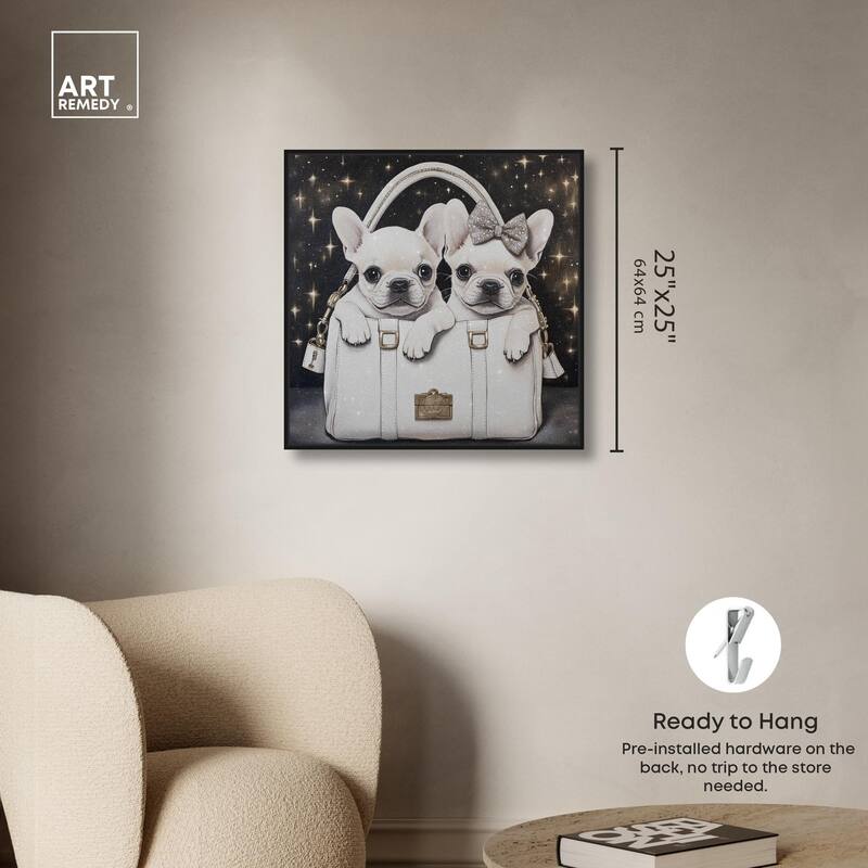 Constellation Frenchie Purse Canvas by Art Remedy