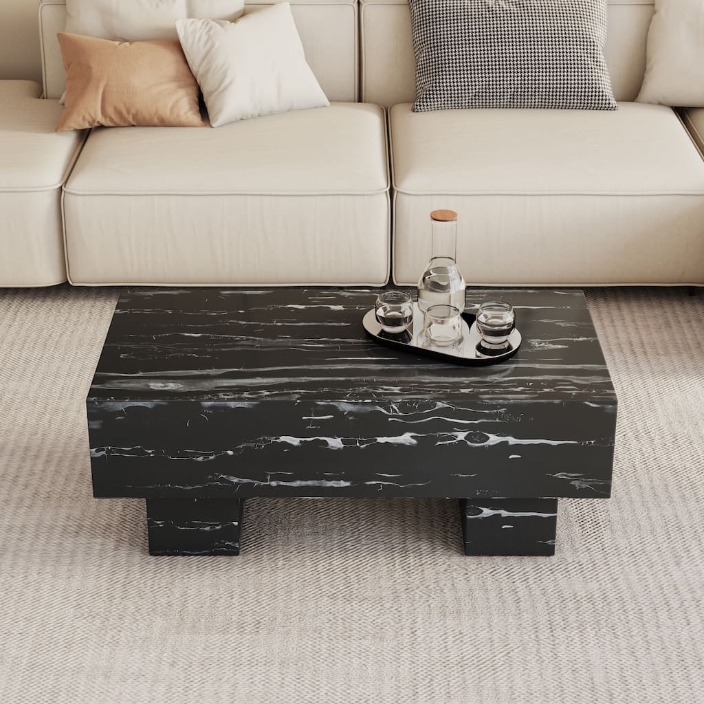 Black Simple Coffee Table Center Table Hallway Table Sofa Table