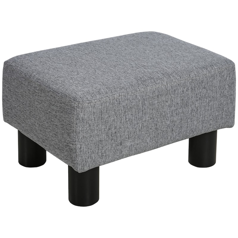 Copper Grove Chaparro Modern Linen Footrest Ottoman
