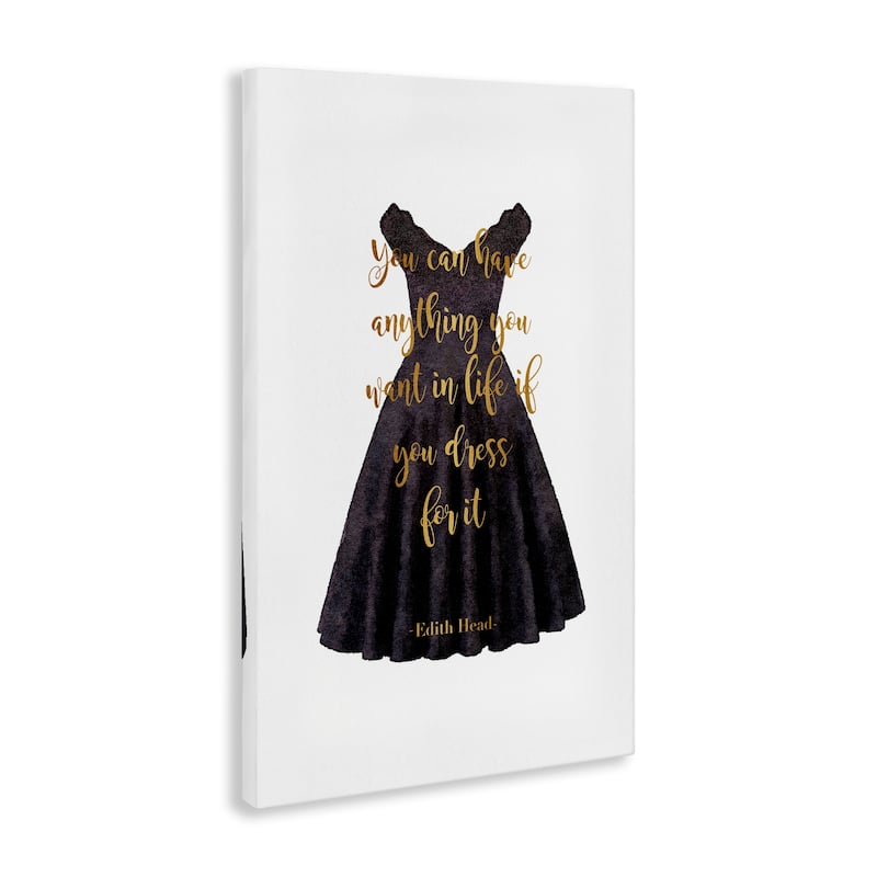 Stupell Dress The Part Fashion Quote Canvas Wall Art Design By Amanda Greenwood