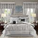 preview thumbnail 52 of 65, Madison Park Essentials Loretta 24-Piece Room in a Bag with Window Panels and Sheet Set Grey - California King