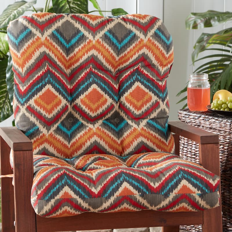 Greendale Home Fashions Global 21-inch x 42-inch Outdoor Chair Cushion (Cushion Only)