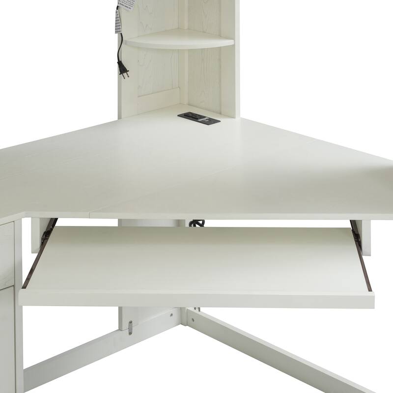 Twin Loft Bed with Integrated Wardrobe Desk Keyboard Tray Charging Station