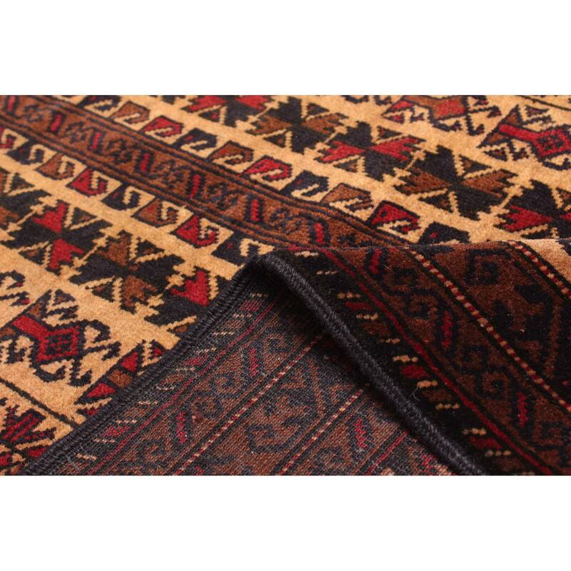 ECARPETGALLERY Hand-knotted Teimani Beige Wool Rug - 2'10 x 4'8