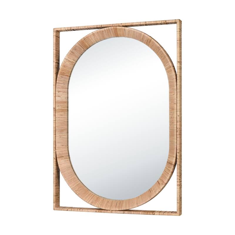 Elk Home Baarlo Natural Natural Materials 23.5 Inch Wide Mirror