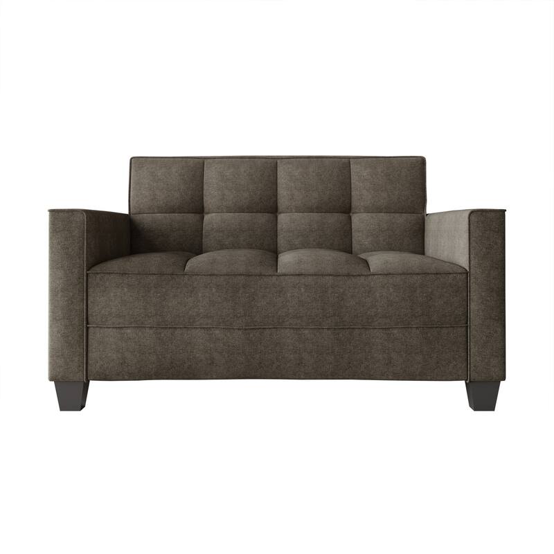 CraftPorch Chic Modern Linen Upholstered Loveseat