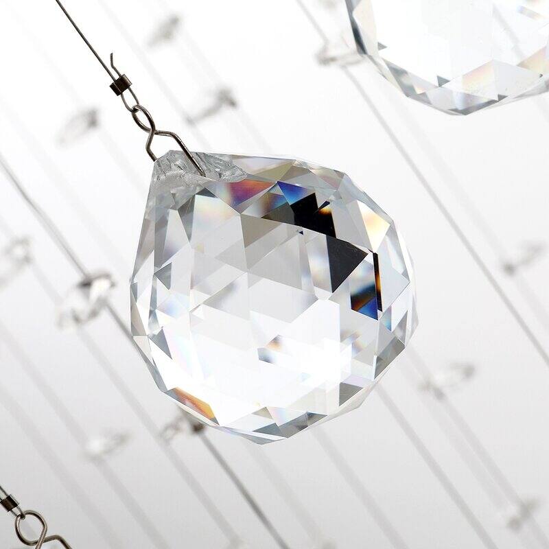 Maxax 6 - Light Unique / Statement Chandelier with Crystal Accents - MX16003-C