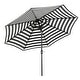 preview thumbnail 54 of 142, Holme 9-foot Steel Market Patio Umbrella with Tilt-and-Crank