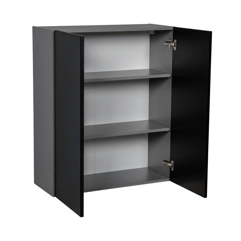36" x 36" Wall Cabinet-Double Door-Grey - 36 x 36 x 12