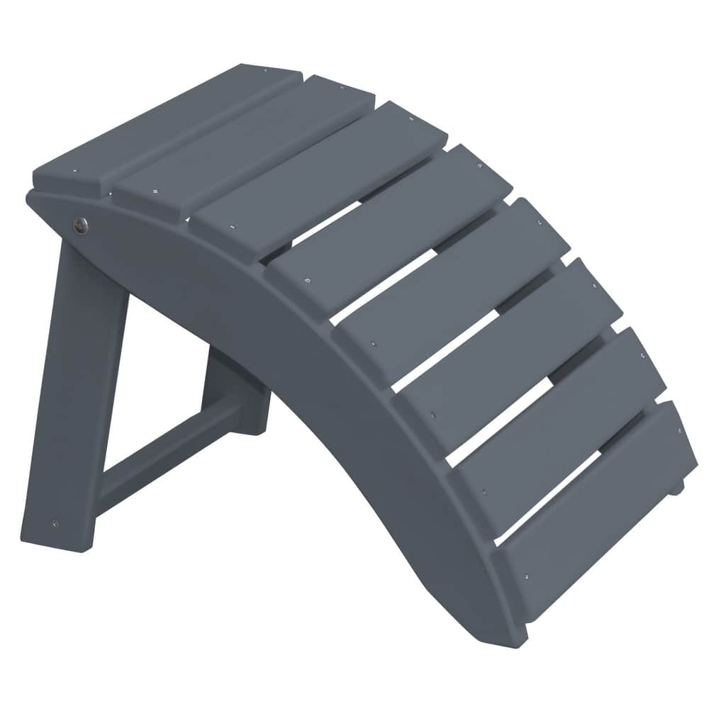 Poly Round Folding Ottoman