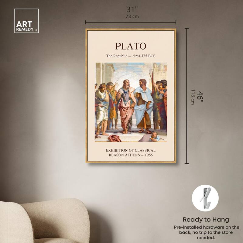 World of Plato's Republic Canvas by Art Remedy