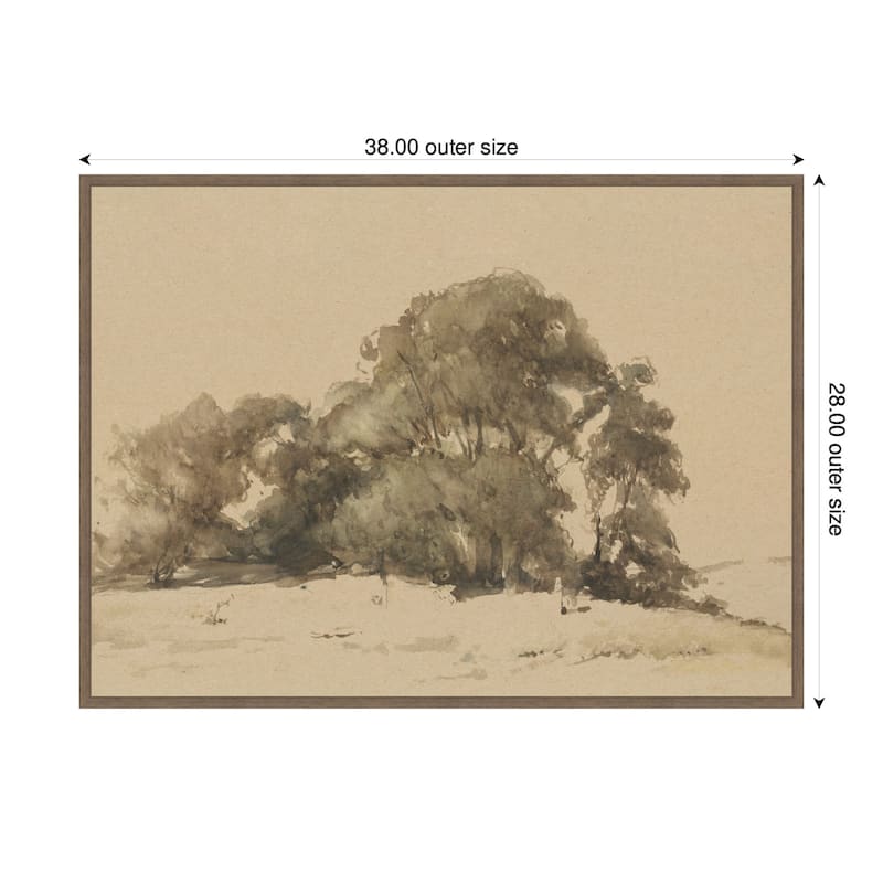 Kate and Laurel In de duinen bij Wassenaar 1875 Johannes Bosboom by Nostalgia Prints Framed Canvas Wall Art Print