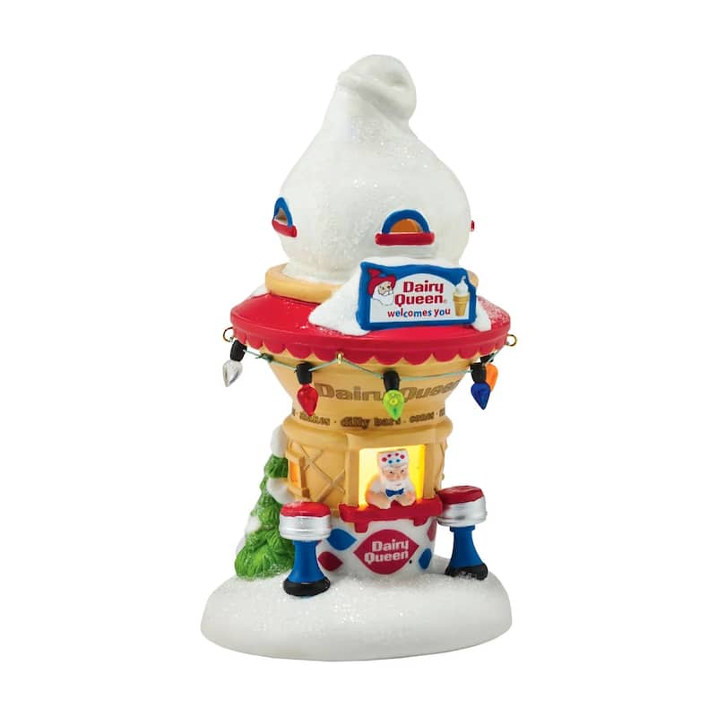 Department 56 North Pole Series Santa's DQ Cone House Lighted Building - 4054968