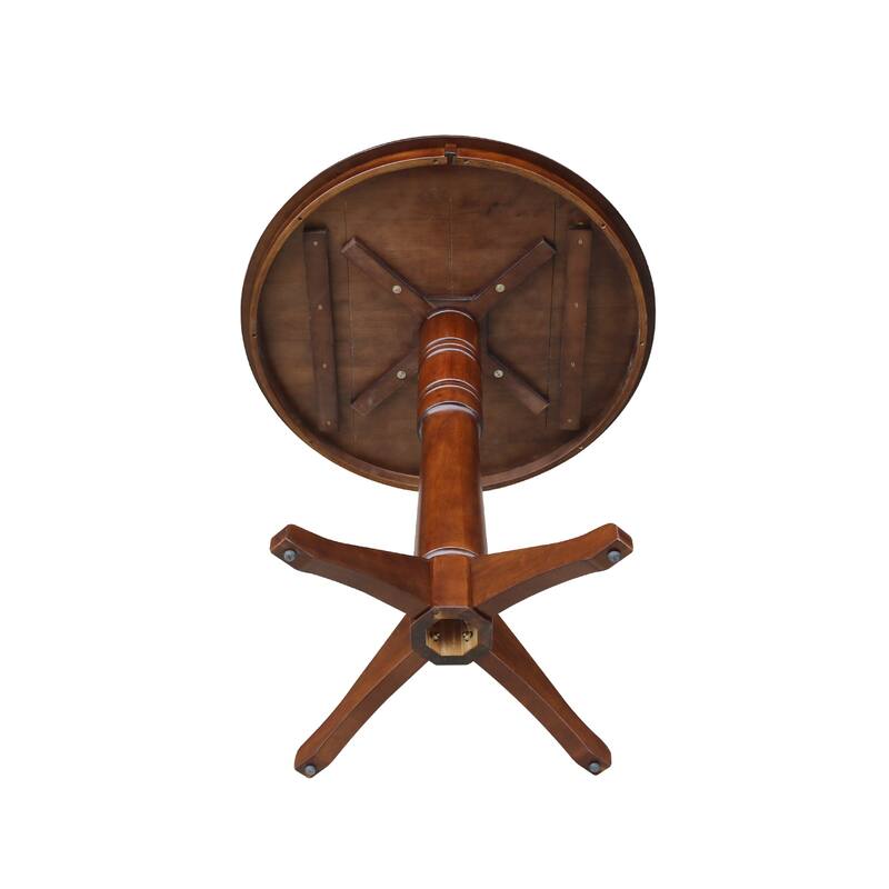 36" Round Pedestal Table - Espresso