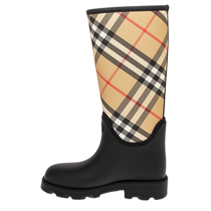 Burberry Rubber Marsh Stamp High Boots