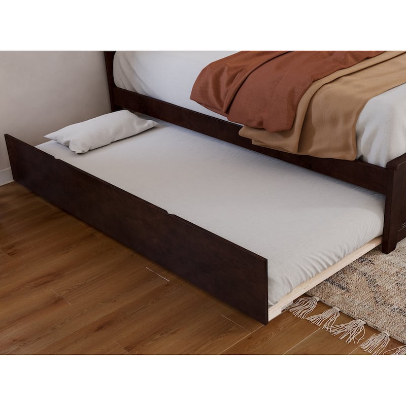 AFI Madison Platform Bed with Matching Footboard & Trundle