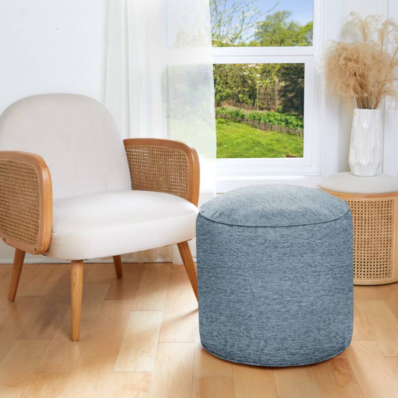 Sorra Home Indoor Textured Bean Pouf
