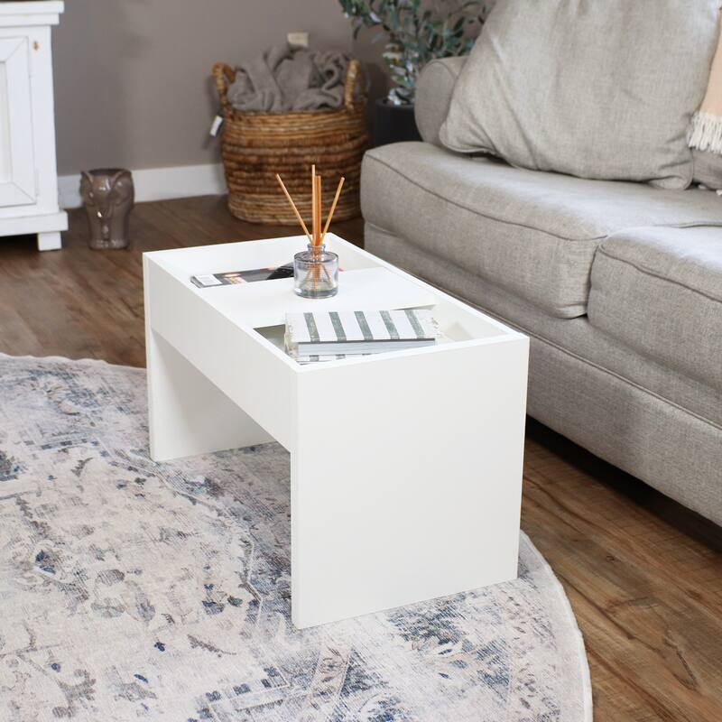 Sunnydaze Multi-Use 2-in-1 Coffee or End Table