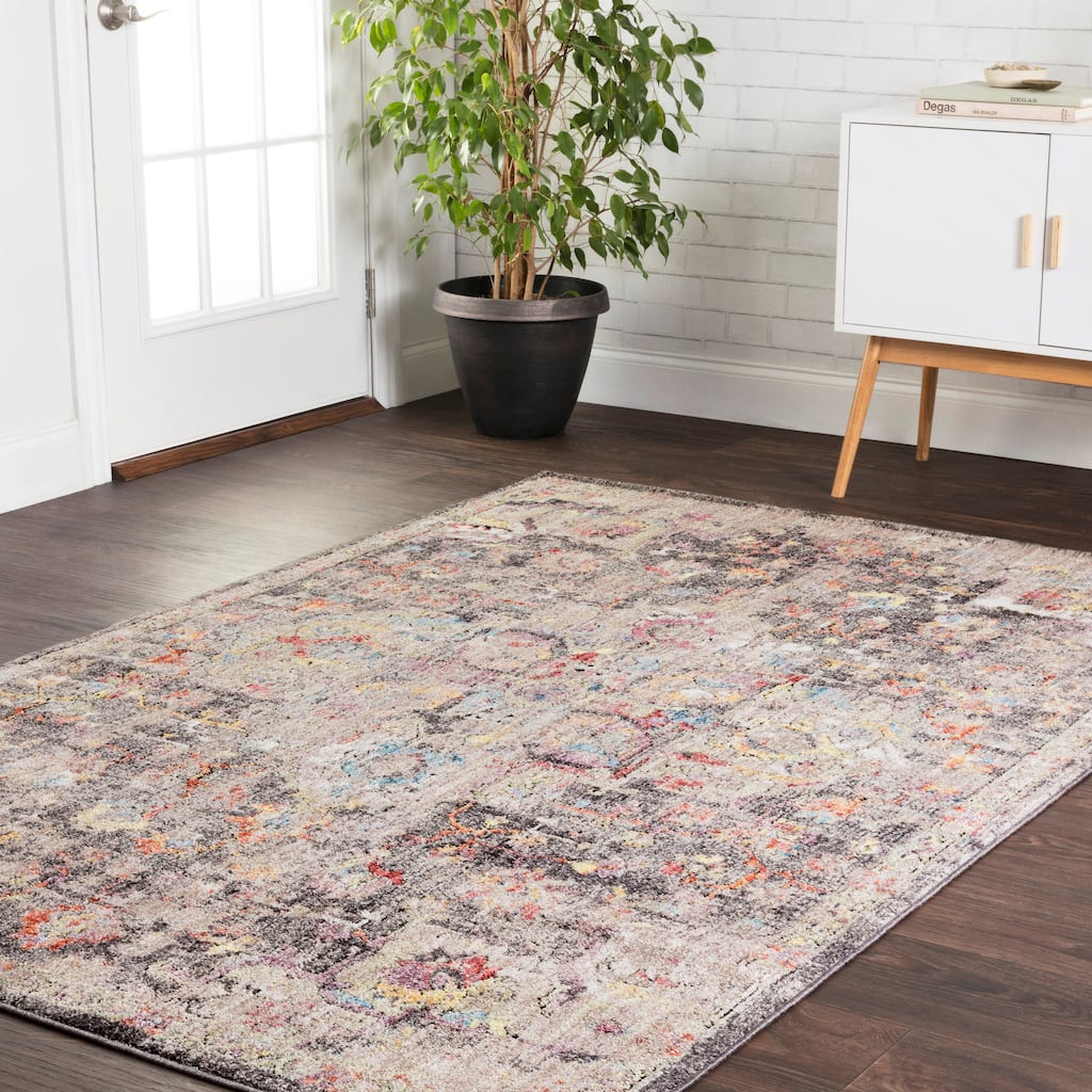 Alexander Home Athens Boho Fiesta Distressed Area Rug
