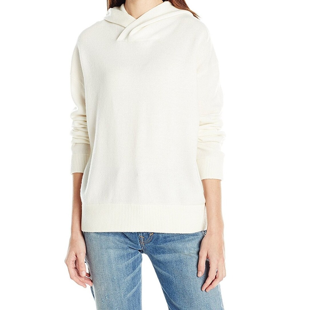 vince hooded cashmere cardigan