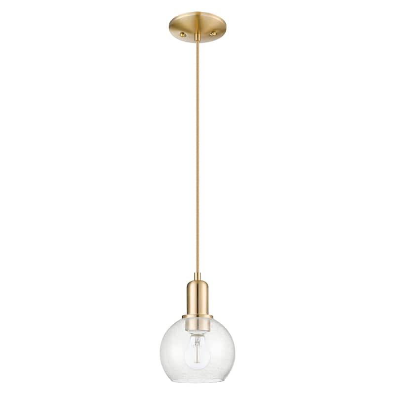 Innovations Lighting Endless Possibilities Arcadia - Athens - 1 Light 6" Cord Hung Mini Pendant - Champagne Bronze/Seedy