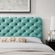 preview thumbnail 23 of 54, Lizzy Tufted Twin Performance Velvet Headboard