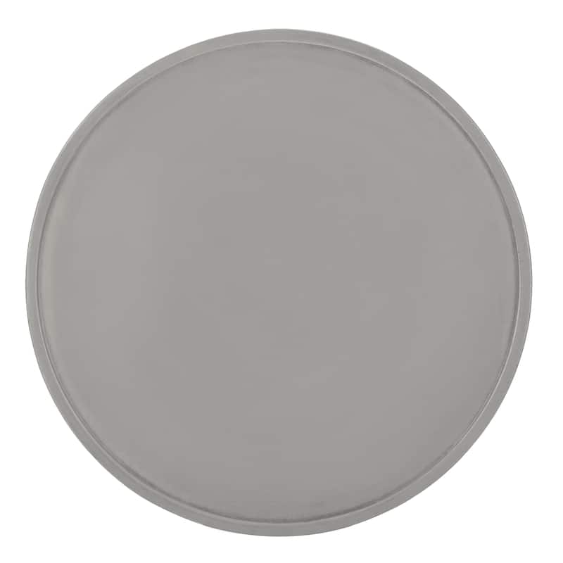 SAFAVIEH Elizabeta Dark Grey Modern Concrete Round Indoor/ Outdoor Coffee Table - 29.5" x 29.5" x 14.6" - 30Wx30Dx15H