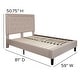 preview thumbnail 77 of 120, Tufted Platform Bed with 10in. Pocket Spring Mattress