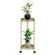 preview thumbnail 8 of 8, Wrought Iron Plant Stand Metal Potted Plant Stand Display Stand Indoor Outdoor